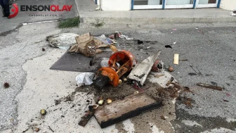 Kastamonu'da balkondaki saksıdan yangın çıktı