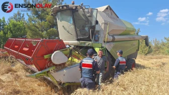 Bilecik'te Jandarma, Tarlalardaki Yangın Tehlikesine Karşı Hazırda Bekliyor