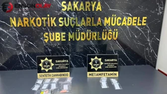 Sakarya'da uyuşturucu operasyonu : 9 kilo bonzai üretebilecek madde ele geçirildi