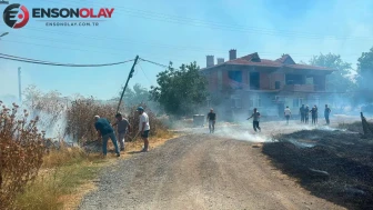Lüleburgaz'da Çıkan Otluk Alan ve Anız Yangını Ekipler Tarafından Kontrol Altına Alındı