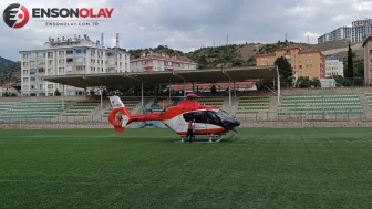 Çorum'da parmağı kapıya sıkışan çocuk, acil olarak helikopter ambulansla Ankara'ya sevk edildi