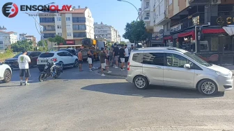 Antalya'da motosiklet ile araç çarpıştı : Bir yaralı