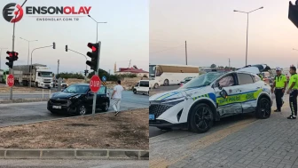 Mersin'de otomobil polis aracına çarptı : Biri polis, 2 kişi yaralandı