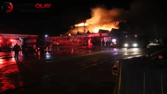 Trabzon Çukurçayır'daki restoran yangını söndürüldü