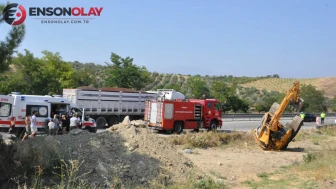 Salihli'de Yolcu Otobüsü Kamyona Çarptı: Bir Kişi Hayatını Kaybetti, Yedi Kişi Yaralandı