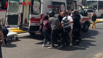 Edirne'de minibüs ile motosiklet çarpıştı : Sürücü yaralandı