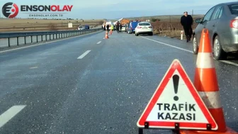 Afyonkarahisar’da iki otomobil çarpıştı : Sürücü olay yerinde hayatını kaybetti