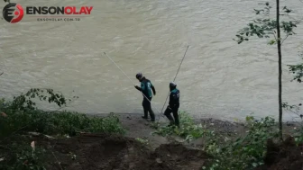 Giresun'daki sel felaketinde kaybolan dayı ve yeğen için arama çalışmaları 2'nci gününde