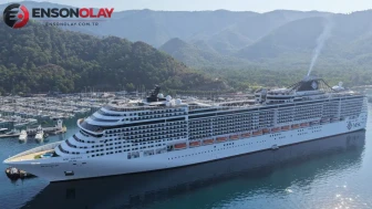 'MSC Divina' kruvaziyeri Marmaris'te