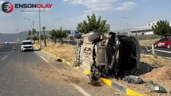Bilecik'te feci kaza ! Seyir halindeki otomobil yan yattı, 5 yaralı