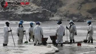 Umman’da petrol sızıntısı büyüyor ! Kıyıya 7 kilometre kadar yaklaştı