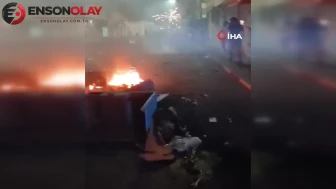 Tunus'ta halk sokağa döküldü, ortalık karıştı