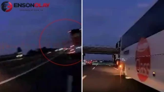 Otobüs kaza yaptırdı, ailenin çığlıkları kameraya yansıdı: Bolu'da korku dolu anlar