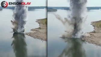 Kavurucu sıcaklar yüzünden Romanya Tuna Nehri'ni bombalamak zorunda kaldı