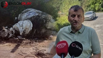 İstanbul’da 'pes dedirten' görüntü: Kamyon dolusu atığı sokağın girişine bırakıp kaçtı