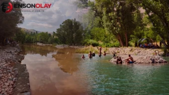 Tunceli’de serinlemek isteyenler şaşkına döndü: Berrak suyun yerini çamur aldı