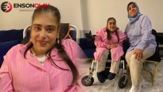 "Yaşamaz" dedikleri Ecenur 18 yaşına girdi: El becerilerinde usta oldu