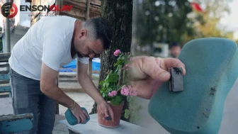 Kocaeli'nde şaşkınlık veren olay: Üzerlerine yağmur gibi demir yağıyor! Evlerini mıknatısla temizliyorlar
