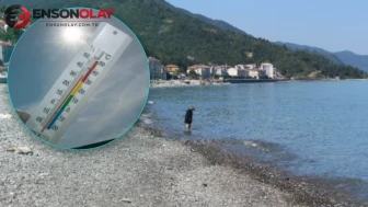 Herkes serinlemek için sahile koştu, karşılaştıkları su şaşkına çevirdi