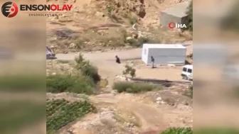 Adıyaman'da arazi kavgasında kan donduran anlar: Kamyonetle dalıp metrelerce sürükledi