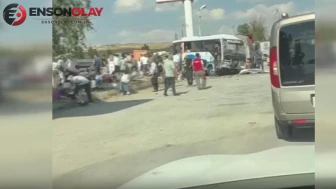 Başkentte can pazarı! Midibüs ve kamyon çarpıştı: Ölü ve yaralılar var