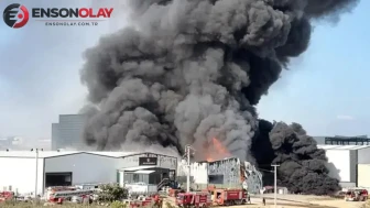 Kocaeli Gebze'de depoda yangın