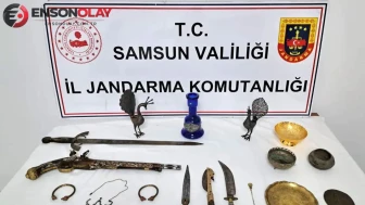 Samsun'da tarihi eser operasyonu : Çok sayıda obje ele geçirildi