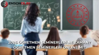 Öğretmen seminerleri çevrimiçi mi olacak? Milli Eğitim Bakanı Yusuf Tekin'den açıklamalar
