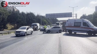 İstanbul TEM Otoyolu'nda Zincirleme Kaza Trafiği Felç Etti: Sıcak Anlar!