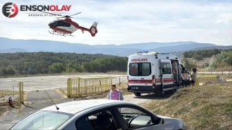 İki ayrı şehirde hava ambulansları alarm verdi! Sağlık ekiplerinden kritik operasyon