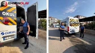 Kırıkkale'de okul servislerine sıkı denetim : Eksik araçlara ceza