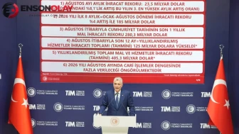Bakan Bolat açıkladı : Türkiye'nin ağustos ihracatı tarihi rekor kırdı