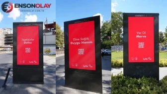 Caddelerdeki gizemli mesajların arkasından bakanlık çıktı