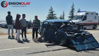Sivrihisar-Eskişehir yolunda meydana gelen trafik kazasında 1’i bebek, 1’i çocuk olmak üzere 6 kişi yaralandı