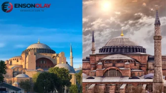 Ayasofya'da tarihi restorasyon : Doğu yarım kubbede yeni aşama başlıyor