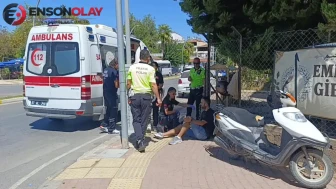 Kazaya sebep olan otomobil sürücüsü yaralıyı bırakıp kaçtı