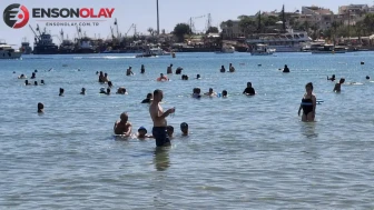 Eylül ayında Didim'de yaz bitmedi ! Altınkum Plajı'nda deniz keyfi sürüyor
