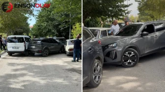 Elazığ’da zincirleme trafik kazası: 4 araç birbirine girdi, 8 yaralı
