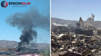 Sivas'ta korkutan yangın: Tankeri alevler sardı, duman kenti kapladı