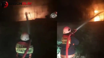 Besni ilçesinde meydana gelen ev yangınında büyük maddi hasar oluştu
