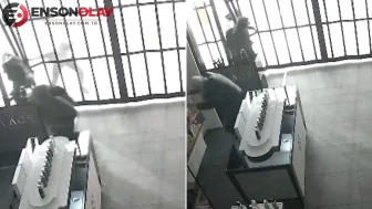 Lüks mağazada film gibi soygun: Güvenlik kepengini kırıp 480 bin liralık parfüm çaldılar
