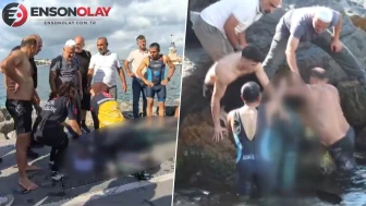 Su altından çıkarıp dakikalarca kalp masajı yaptılar: Zıpkınla balık avlayan genç ölüm kalım savaşı veriyor