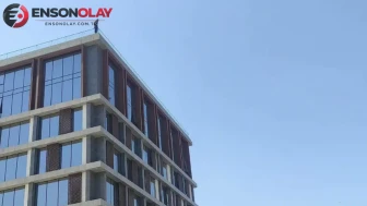 Diyarbakır'da inşaat işçisinden ücret tepkisi : Çatıya çıkan işçi ikna edildi