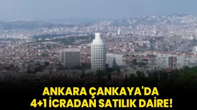 Ankara Çankaya'da 4+1 icradan satılık daire!