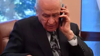 Bahçeli'den sürpriz telefon!
