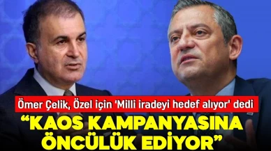 AK Parti'li Çelik'ten Özgür Özel'e sert tepki!