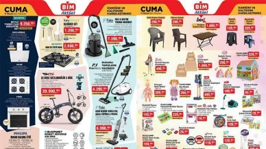 11 Nisan Cuma günü BİM mağazalarında satışa sunulacak ilk katalog ürünleri arasında Namaz Elbisesi, Farklı Valiz Modelleri, Termo Piknik Çantası Çeşitleri ve Kaydırmaz Tabanlık gibi ürünler yer alacak!