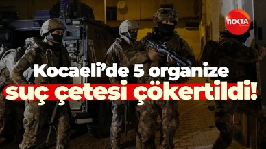 Kocaeli’de Polisin Başarısı: 5 Organize Suç Çetesi Ele Geçirildi!