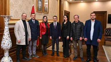Emlak Danışmanları Birliği Başkanları, Vali Aktaş'ı Ziyaret Etti