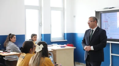Vali Polat, okul ziyaretlerine hız kesmeden devam ediyor